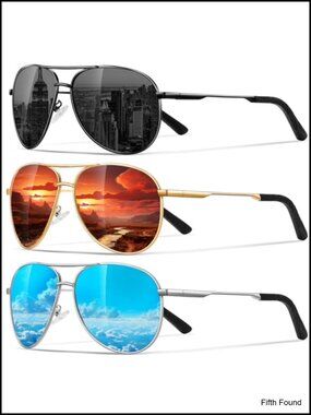 Polarized Aviator Sunglasses UV400 Driving Shades